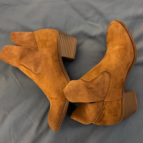 Light brown suede/leather bootie - Picture 5 of 6